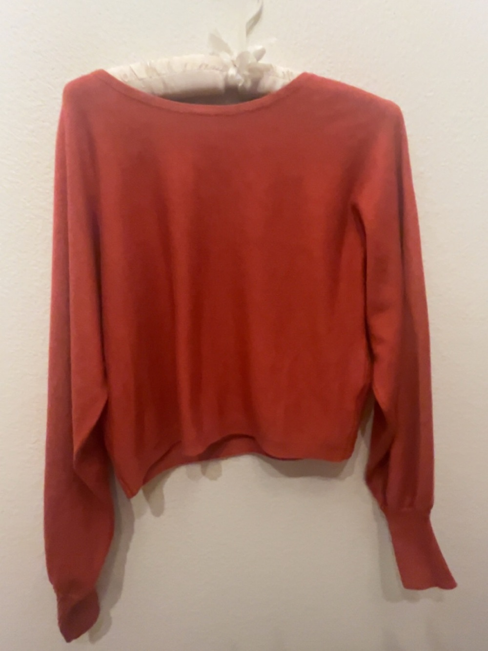 Women's Crewneck Sweater in Rust